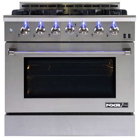 nxr pro-style gas range 36-in